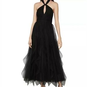 BCBG Max Azria Black Tulle Dress Size 0